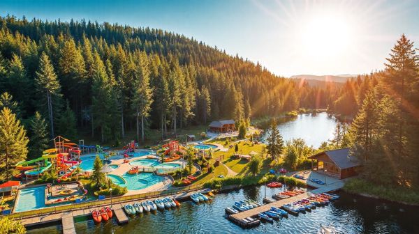 Top 10 campings idéals avec parc aquatique à explorer